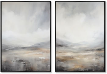 Диптих Grey Foothills 75X105 / 75X105 CM