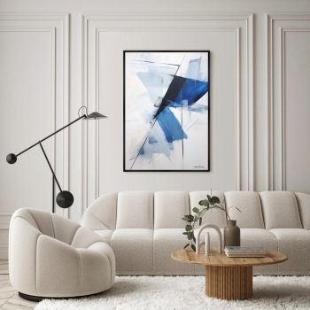 Постер на холсте Geometry of winter colors 75X105 CM