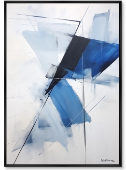 Постер на холсте Geometry of winter colors 75X105 CM