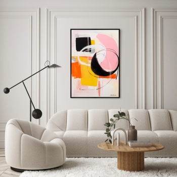 Постер на холсте Summer snowstorm 75X105 CM