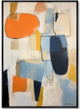 Набор из двух постеров на холсте Two of them 75X105 / 75X105 CM
