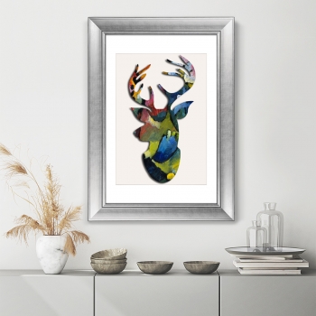 Постер Deer Blue Rider 51X71 CM