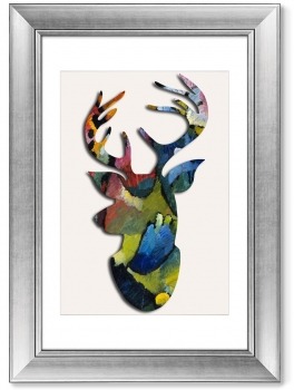 Постер Deer Blue Rider 51X71 CM
