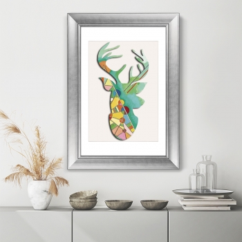Постер Deer geometric beauty 51X71 CM