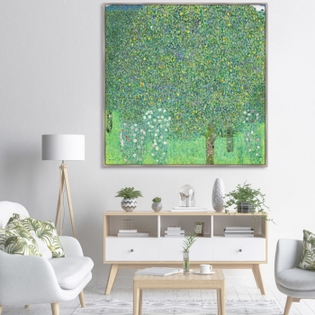 Постер Roses under the trees 105X105 CM