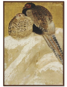 Постер Two pheasants Japan 75X105 CM
