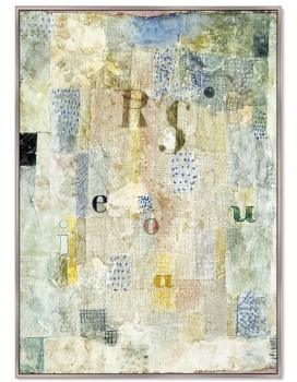 Постер Vocal Fabric of the Singer Rosa Silber 75X105 CM