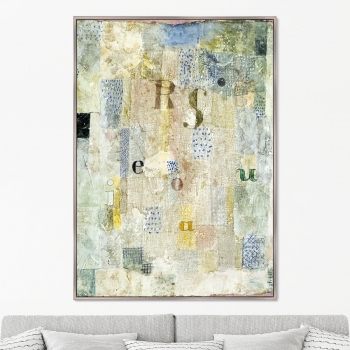 Постер Vocal Fabric of the Singer Rosa Silber 75X105 CM
