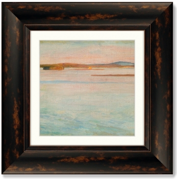 Диптих Lake sketch at sunset 36X36 / 36X36 CM