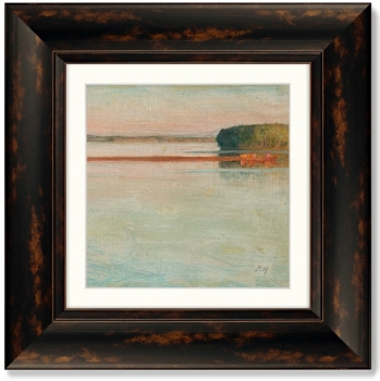 Диптих Lake sketch at sunset 36X36 / 36X36 CM