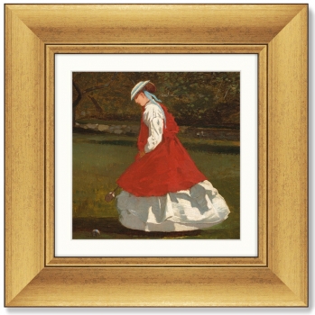 Диптих A Game of Croquet 36X36 / 36X36 CM