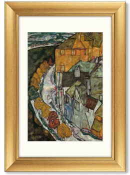 Диптих Crescent of Houses II 51X71 / 51X71 CM