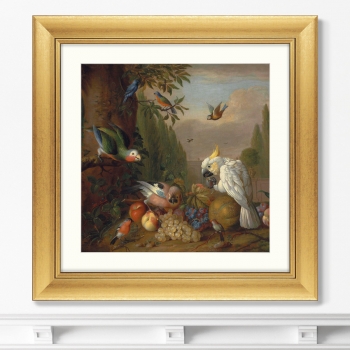 Постер A cockatoo birds 61X61 CM