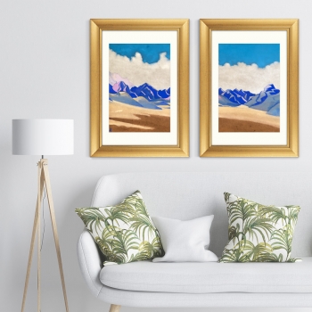 Диптих  Karakorum Way to Turkestan 51X71 / 51X71 CM