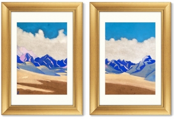 Диптих  Karakorum Way to Turkestan 51X71 / 51X71 CM