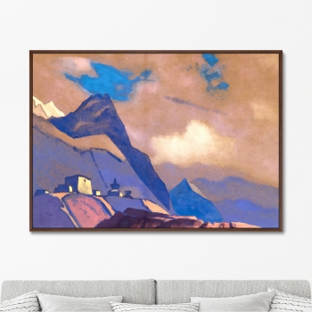 Постер Tibet At the Brahmaputra 105X75 CM