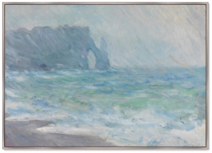 Постер The Manneport Etretat In The Rain 105X75 CM