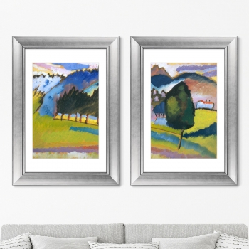 Диптих Landscape with Rolling Hills 51X71 / 51X71 CM