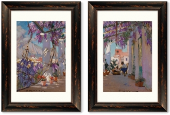 Диптих Veranda in Capri 51X71 / 51X71 CM