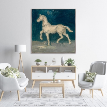 Постер Horse 105X105 CM