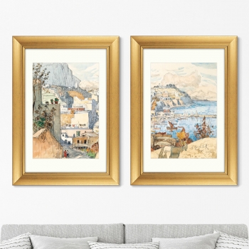 Диптих A View of Capri 51X71 / 51X71 CM