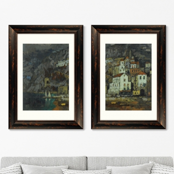 Диптих View of Amalfi 51X71 / 51X71 CM