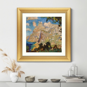 Постер View of Monte Solaro Capri 61X61 CM