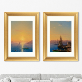 Диптих View Of Constantinople 51X71 / 51X71 CM