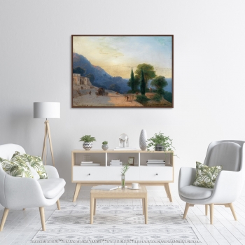 Постер Summer day in Crimea 105X75 CM