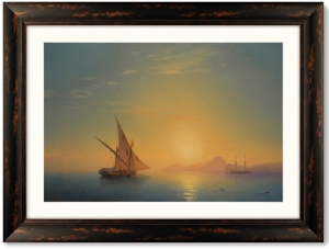 Постер Sunset over Ischia 81X61 CM