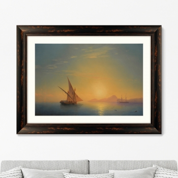 Постер Sunset over Ischia 81X61 CM