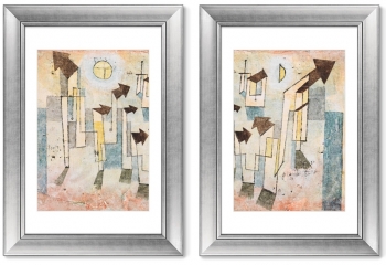 Диптих Mural from the Temple of Longing 51X71 / 51X71 CM