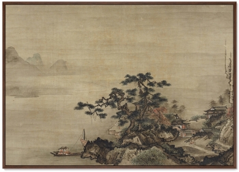 Постер Autumn Landscape in the Style of Sesshu 105X75 CM