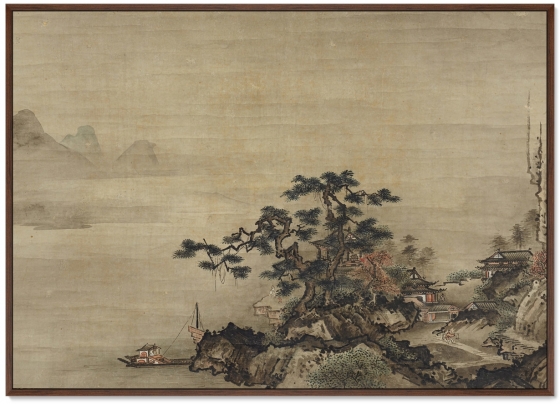 Постер Autumn Landscape in the Style of Sesshu 105X75 CM 1