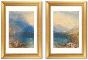Диптих The Lake of Zug 51X71 / 51X71 CM