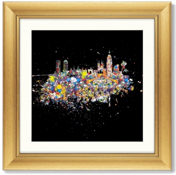 Постер Barcelona optimistic abstraction 61X61 CM