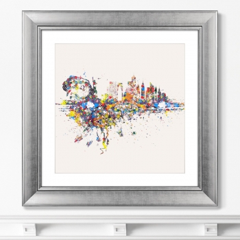 Постер New York an optimistic abstraction 61X61 CM
