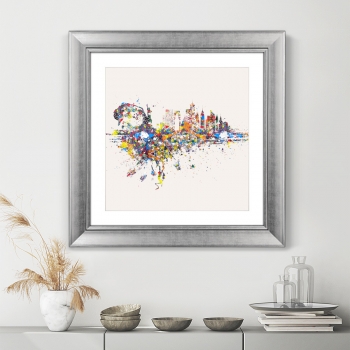 Постер New York an optimistic abstraction 61X61 CM