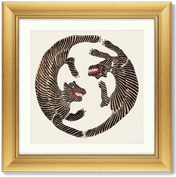 Постер Japanese vintage woodblock print 61X61 CM