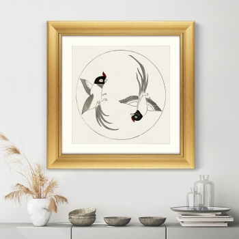 Постер Japanese vintage woodblock print 61X61 CM
