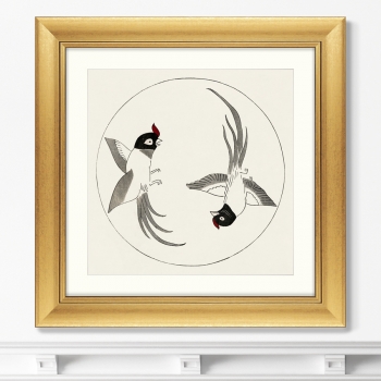 Постер Japanese vintage woodblock print 61X61 CM