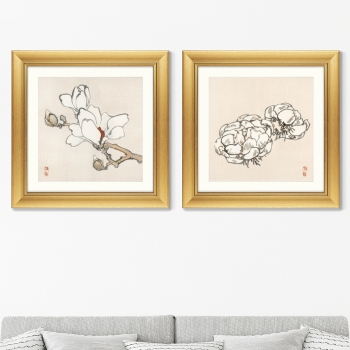 Диптих Blossoms 61X61 / 61X61 CM
