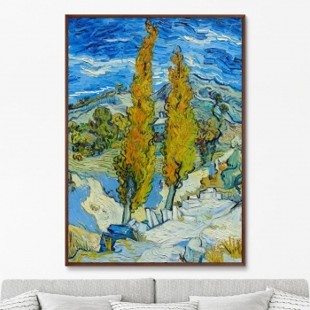 Постер The Poplars at Saint-Rémy 75X105 CM