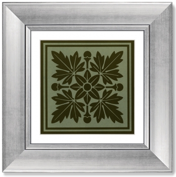 Набор из 4-х картин Floral pattern 36X36 / 36X36 / 36X36 / 36X36 CM