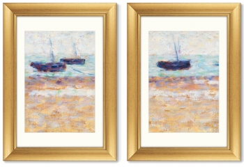 Диптих Boats at Grandcamp 51X71 / 51X71 CM
