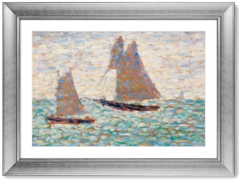 Постер Two Sailboats at Grandcamp 81X61 CM