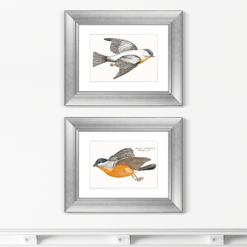 Диптих Gray Fluff Tits 51X41 / 51X41 CM