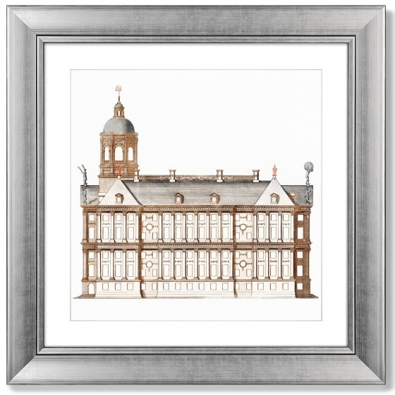 Диптих The City Hall in Amsterdam 61X61 / 61X61 CM 4