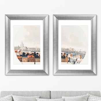 Диптих View of Rome 51X71 / 51X71 CM