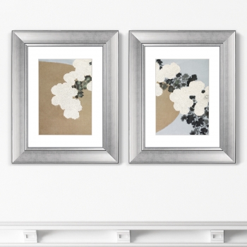 Диптих Blossom from Momoyogusa Flowers 41X51 / 41X51 CM